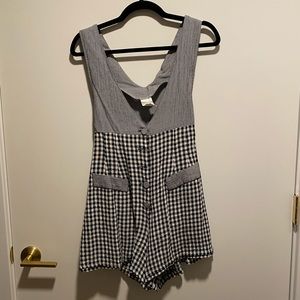 Vintage Gingham Romper